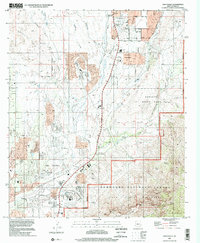 Oro Valley 1996 topographic map thumbnail