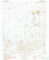 Outlaw Hill 1990 topographic map thumbnail