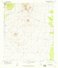 Outlaw Mountain 1958 topographic map thumbnail