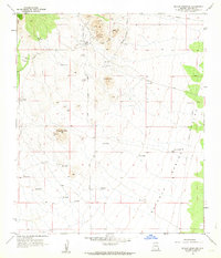Outlaw Mountain 1958 topographic map thumbnail