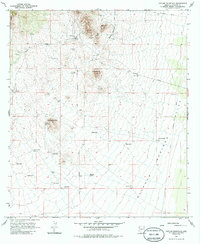Outlaw Mountain 1958 topographic map thumbnail