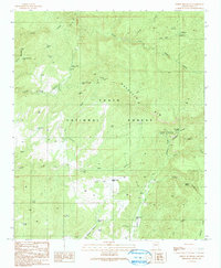 Oxbow Mountain 1990 topographic map thumbnail
