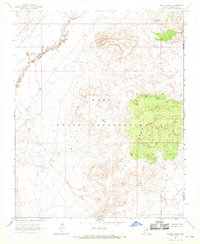Padilla Mesa 1967 topographic map thumbnail