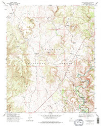 Page Springs 1969 topographic map thumbnail