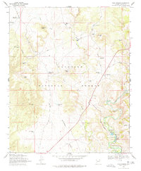 Page Springs 1969 topographic map thumbnail