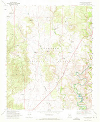 Page Springs 1969 topographic map thumbnail