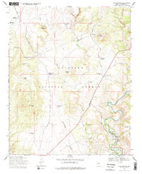 Page Springs 1969 topographic map thumbnail