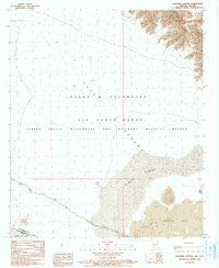 Paradise Canyon 1990 topographic map thumbnail