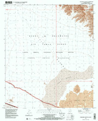 Paradise Canyon 1996 topographic map thumbnail