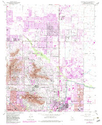 Paradise Valley 1965 topographic map thumbnail