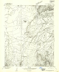 Pastora Peak NW topographic map thumbnail