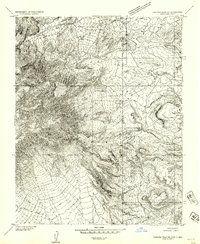 Pastora Peak SE topographic map thumbnail
