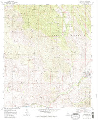 Patagonia 1981 topographic map thumbnail