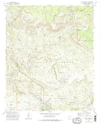 Payson North 1973 topographic map thumbnail