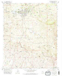 Payson South 1973 topographic map thumbnail