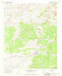 Peach Springs 1967 topographic map thumbnail