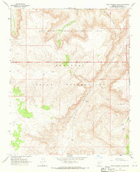 Peach Springs Canyon 1967 topographic map thumbnail