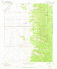 Peacock Peak 1968 topographic map thumbnail
