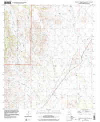 Pedregosa Mountains East 1996 topographic map thumbnail