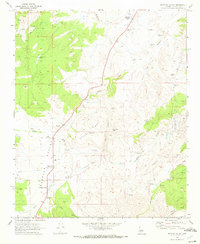 Peeples Valley 1969 topographic map thumbnail