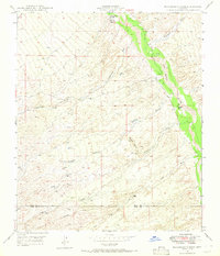 Peppersauce Wash 1948 topographic map thumbnail