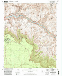 Phantom Ranch 1988 topographic map thumbnail