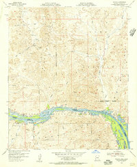 Picacho 1954 topographic map thumbnail