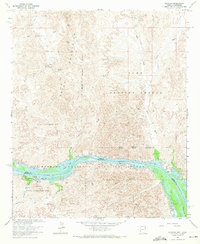 Picacho 1964 topographic map thumbnail