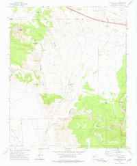Picacho Butte 1973 topographic map thumbnail