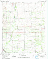 Picacho Pass 1980 topographic map thumbnail