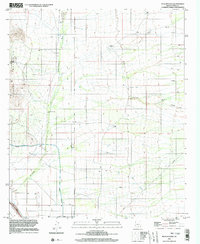 Picacho Pass 1996 topographic map thumbnail