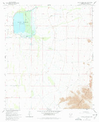 Picacho Reservoir 1965 topographic map thumbnail
