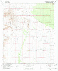 Picacho Reservoir SE 1966 topographic map thumbnail