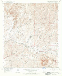 Picketpost Mtn 1948 topographic map thumbnail