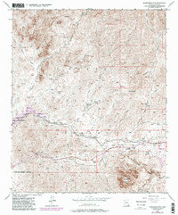 Picketpost Mtn 1948 topographic map thumbnail