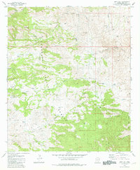 Piety Hill 1981 topographic map preview