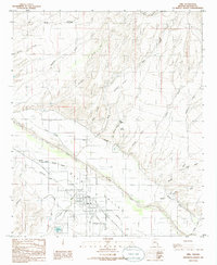 Pima 1985 topographic map thumbnail