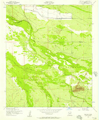 Pima Butte 1952 topographic map thumbnail