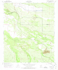 Pima Butte 1952 topographic map thumbnail