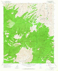 Pinal Peak 1964 topographic map thumbnail