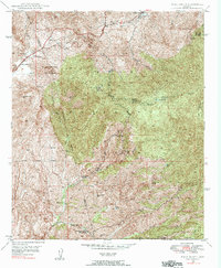 Pinal Ranch 1948 topographic map thumbnail