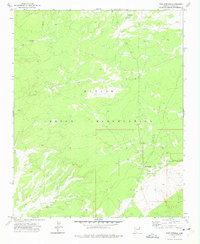 Pine Springs 1971 topographic map thumbnail