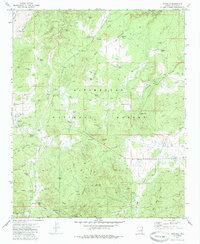 Pinedale 1970 topographic map thumbnail