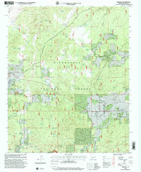 Pinedale 1998 topographic map thumbnail