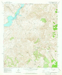 Pinyon Mountain 1964 topographic map thumbnail
