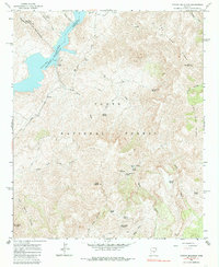 Pinyon Mountain 1964 topographic map thumbnail