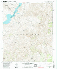 Pinyon Mountain 1964 topographic map thumbnail