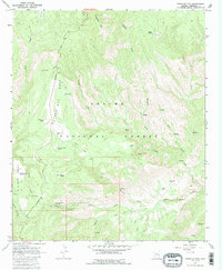 Pipestem Mountain 1967 topographic map thumbnail