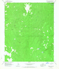 Popcorn Canyon 1966 topographic map thumbnail