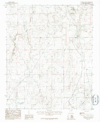 Porter Canyon 1986 topographic map thumbnail
